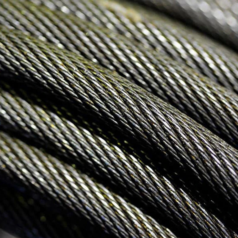 Corda de alambre resistente a la rotacion de la grua